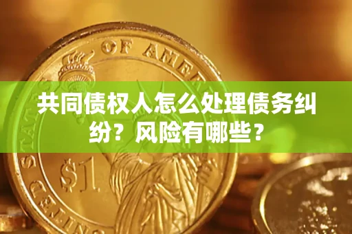 武汉共同债权人怎么处理债务纠纷？风险有哪些？