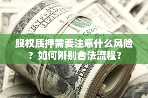 武汉股权质押需要注意什么风险？如何辨别合法流程？