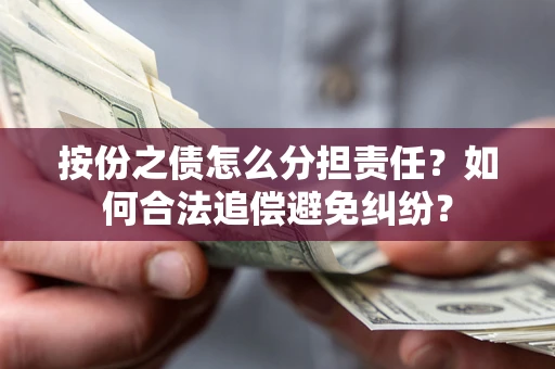 武汉按份之债怎么分担责任？如何合法追偿避免纠纷？